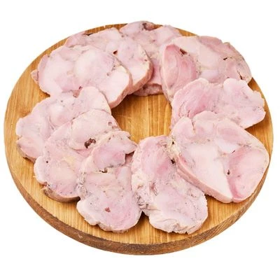Рулет из мяса птицы варено-копченый Фирменный Деликатеска ~450г-0}