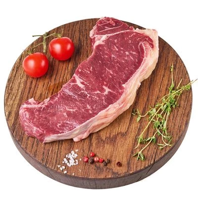 Стейк из мраморной говядины Нью-Йорк халяль Деликатеска ~300г-0}