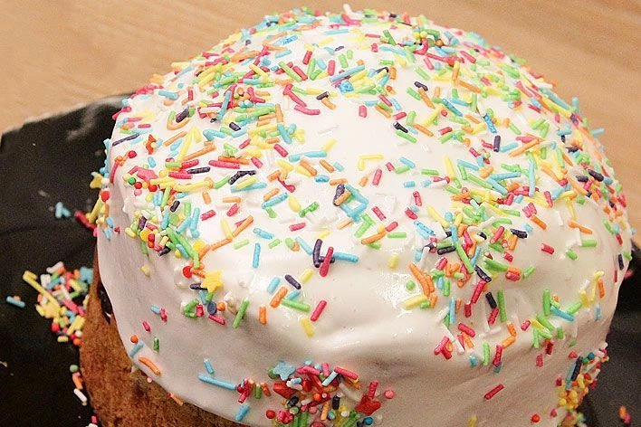 Творожный кулич