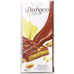 Молочный шоколад Dubaco с кадаифом и фисташковой пастой Турция 95г