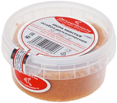 Икра минтая особая деликатесная 170г-1}