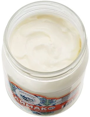 Каймак термостатный 15% жир. кисломолочный продукт 450-1}