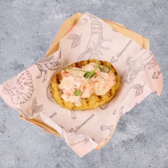 Хашбраун краб-креветка 