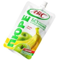 Пюре Яблочно-банановое без сахара АВС Беларусь 200г