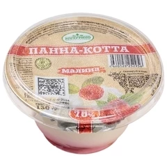Десерт Панна-котта Малина 7% жир. Мичурино молоко 130г