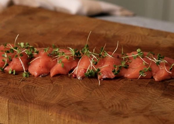 Посыпать микрозеленью. Приятного аппетита! 
