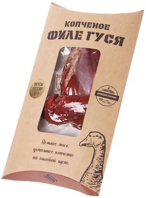 Филе грудки кологривского гуся варено-копченое ~200г-1}