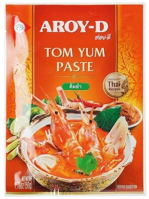 Паста Том Ям кисло-сладкая AROY-D Таиланд 50г -0}