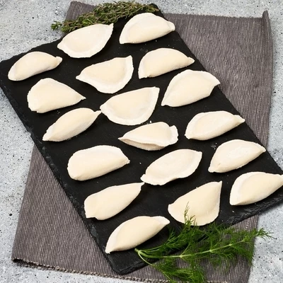 Вареники с творожной начинкой Деликатеска 500г-1}