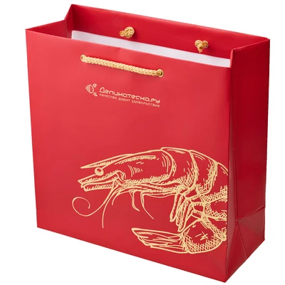 Подарочный пакет бумажный средний 25смх25смх10см-0}