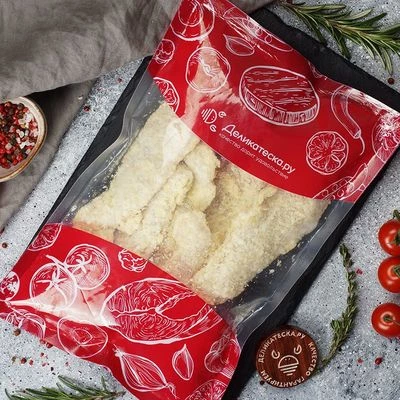 Филе минтая в картофельных хлопьях от Шефа ручная работа авторский рецепт Деликатеска ~400г-1}