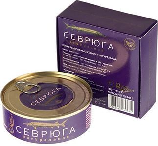 Севрюга натуральная Премиум 240г