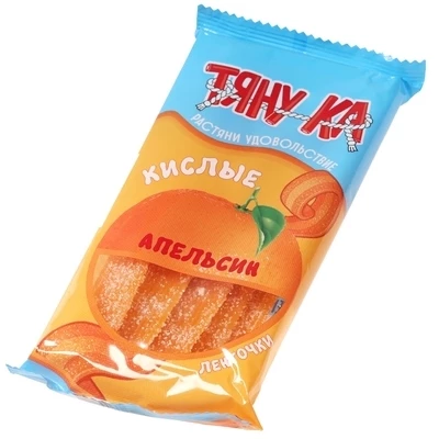 Мармелад жевательный со вкусом апельсина 150г  -1}