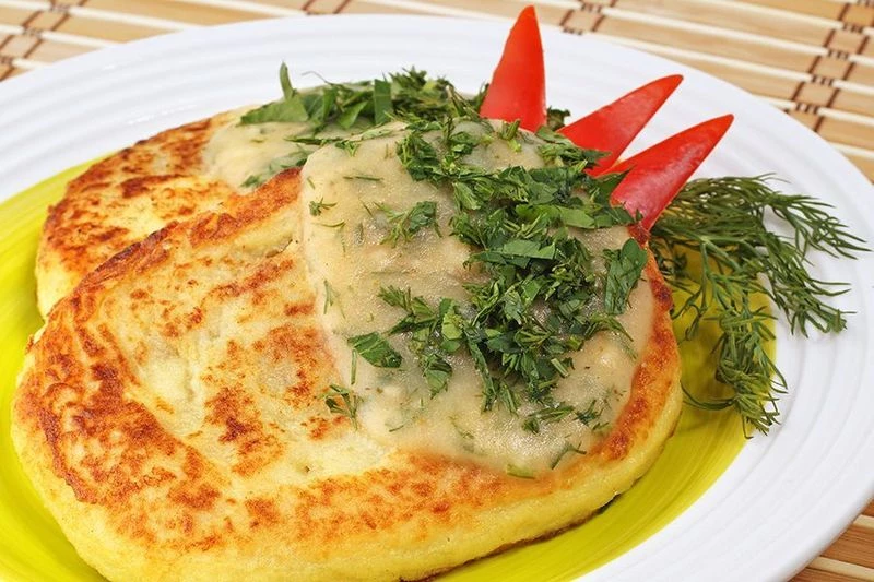 Зразы картофельные с грибами