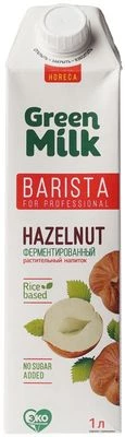 Молоко растительное из фундука на рисовой основе Green Milk 1л-0}