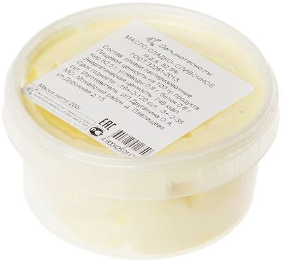 Масло сливочное домашнее 82,5% жир., 200г-0}