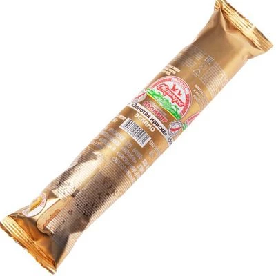 Мороженое ванильное эскимо Золотая ириска 15% жир. Свитлогорье 80г-1}