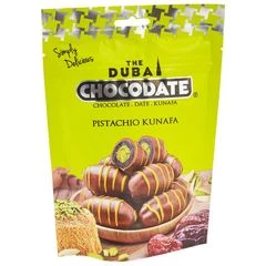 Конфеты Финики с фисташковой пастой и тестом кунафа в молочном шоколаде ОАЭ 90г