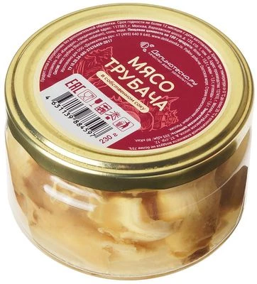 Мясо трубача в собственном соку Деликатеска 230г-0}