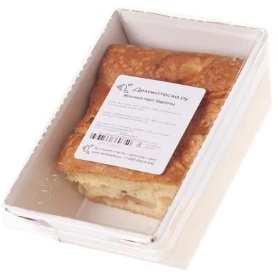 Яблочный пирог Шарлотка Деликатеска 230г-1}