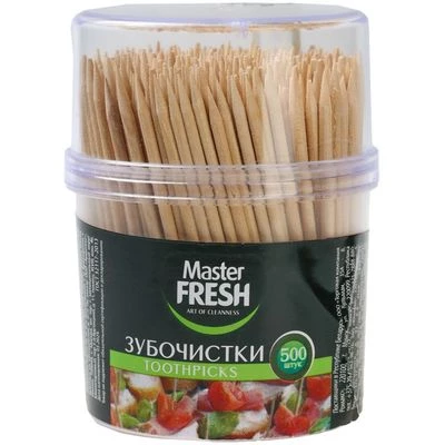 Зубочистки Master Fresh 500шт-0}