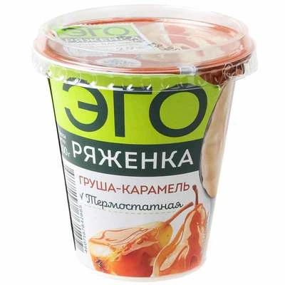 Ряженка термостатная ЭГО Груша-карамель 2.9% жир. 300г-0}