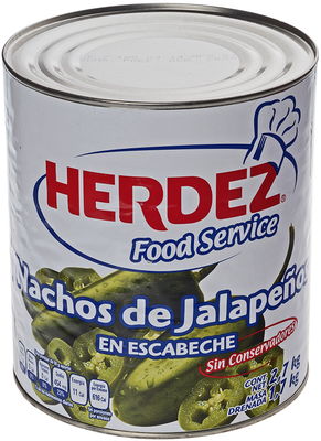 Перец Халапеньо резаный маринованный 2,7кг-0}