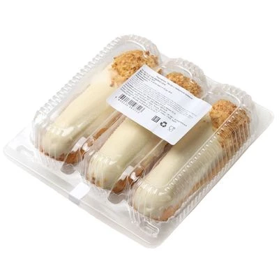 Пирожное Эклер с заварным кремом Деликатеска 180г-0}