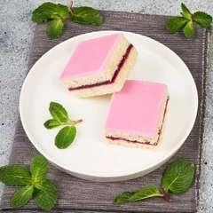 Полоска песочная с брусничной начинкой десерт охлажденный Деликатеска 6 суток 110г