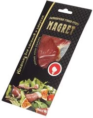 Грудка утиная Magret нарезка сырокопченая охлажденная 75г