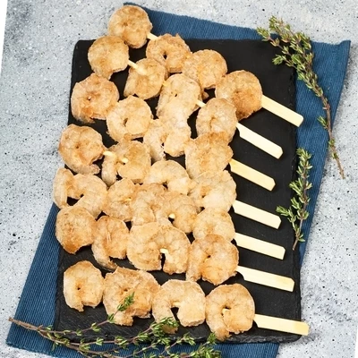 Креветки ваннамей очищенные в маринаде сладкий Чили Деликатеска 350г-1}