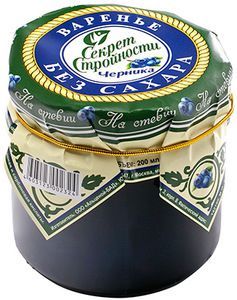 Варенье черника на стевии 200г