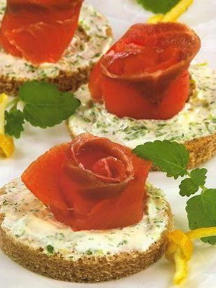 Бутерброды с семгой