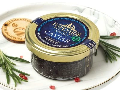 Икра черная осетровая малосоленая забойная 50г-1}