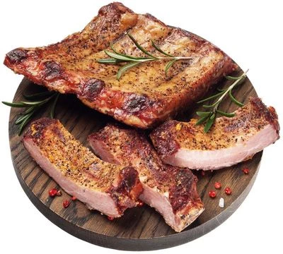 Ребра свиные BBQ Деликатеска ~500г РАСПРОДАЖА-0}