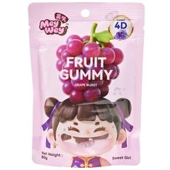 Жевательный мармелад Mey Wey 4D со вкусом винограда Китай 80г