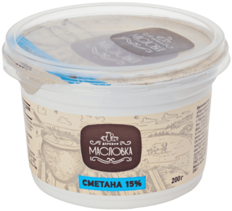 Сметана 15% жир., 200г