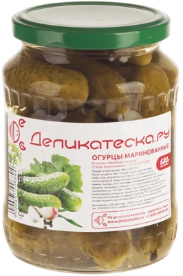 Огурцы маринованные Деликатеска 680г-0}