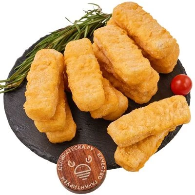 Палочки рыбные в кляре Деликатеска ~500г-1}