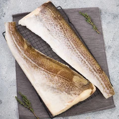 Филе трески атлантической на коже ~1,5кг