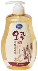 Средство для мытья посуды, овощей и фруктов в холодной воде 5 злаков Mikunghwa 750мл