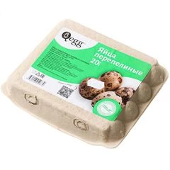 Яйцо перепелиное пищевое столовое 20шт