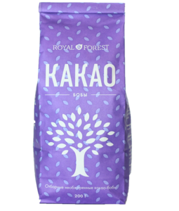 Какао-бобы необжаренные 200г