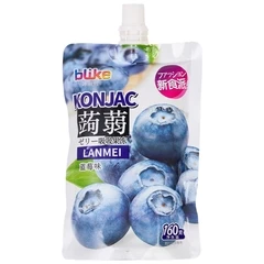 Желе питьевое с конжаком Голубика Китай 160г