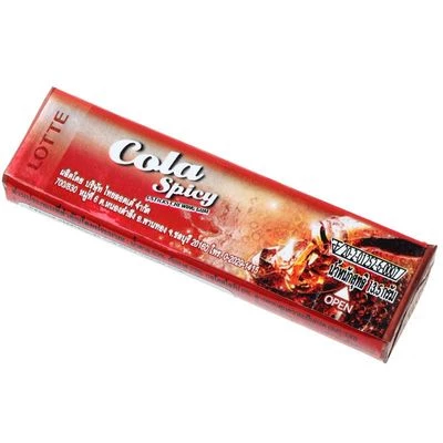 Резинка жевательная Cola Spicy Пряная кола Тайланд 13.5г-1}