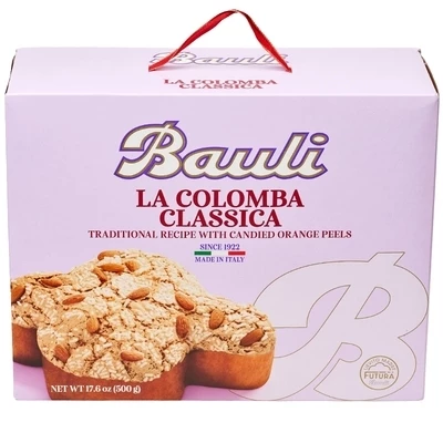 Кекс с цукатами и миндалем La Colomba Bauli 500г-0}