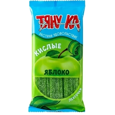 Мармелад жевательный со вкусом яблока 150г-0}