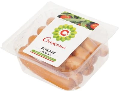 Сосиски Венские вареные Снежана 400г-1}