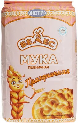 Мука пшеничная Белес Праздничная 2кг-0}