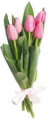 Букет тюльпанов розовых 5шт